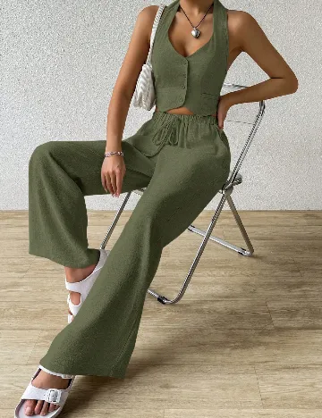 Compleu SHEIN, verde Verde