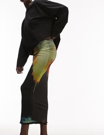 Fusta Top Shop, negru