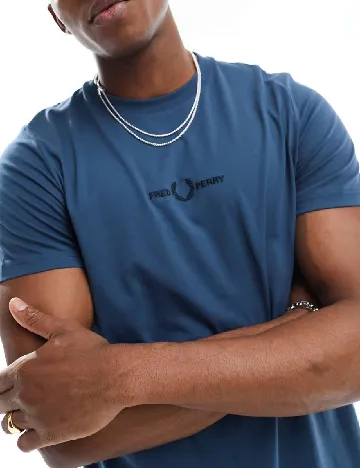 Tricou Fred Perry, albastru Albastru