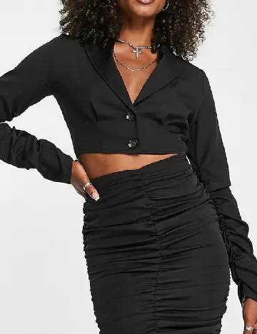 Fusta Urban Threads, negru Negru