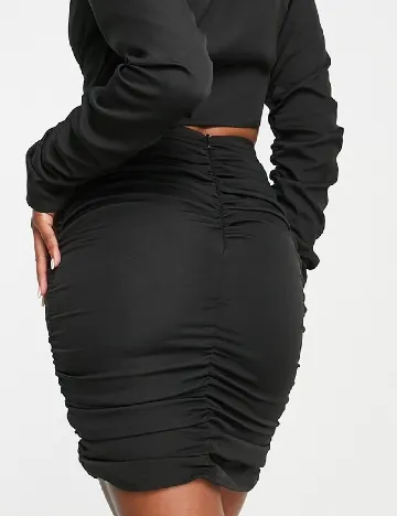 Fusta Urban Threads, negru Negru