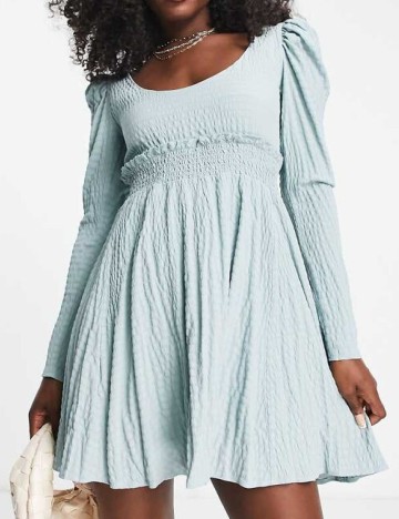 Rochie scurta ASOS, albastru