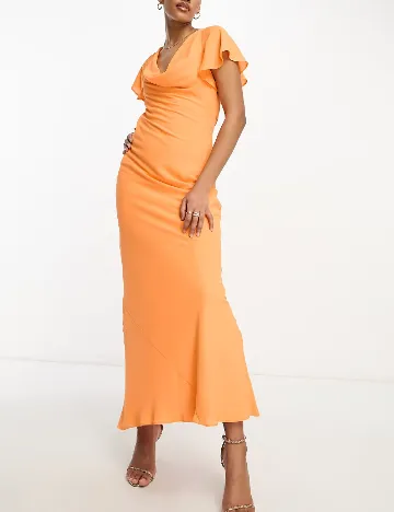 Rochie lunga ASOS, portocaliu