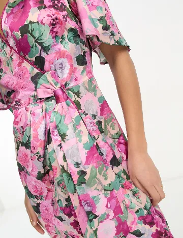Rochie scurta Hope & Ivy, floral print