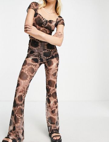 Pantaloni Reclaimed Vintage, maro