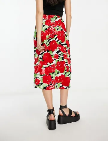Fusta Miss Selfridge, floral print Floral print