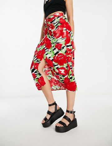 Fusta Miss Selfridge, floral print