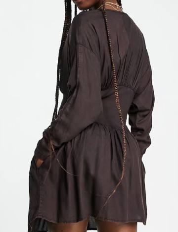 Rochie scurta ASOS, maro