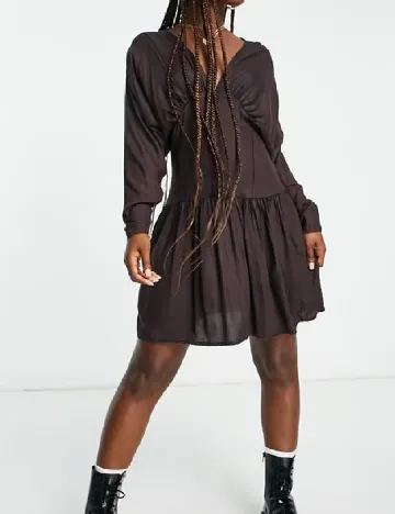 Rochie scurta ASOS, maro Maro