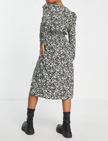 Rochie medie Monki, floral print