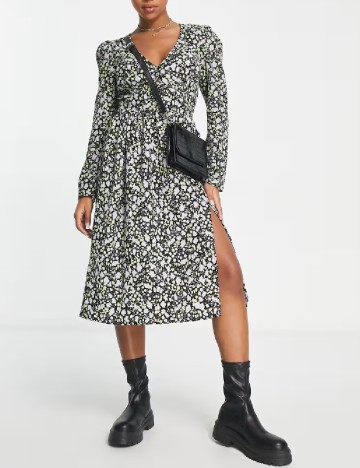 Rochie medie Monki, floral print