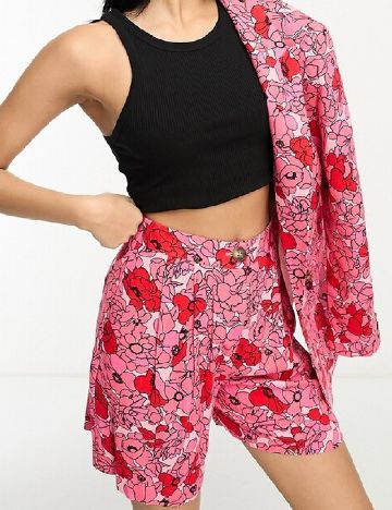 Pantaloni scurti ASOS, roz