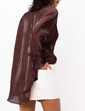 Camasa Oversize ASOS, maro