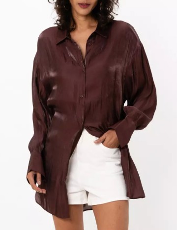 Camasa Oversize ASOS, maro