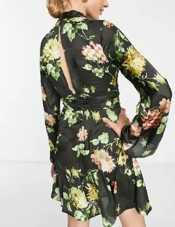 Rochie scurta ASOS, verde Verde