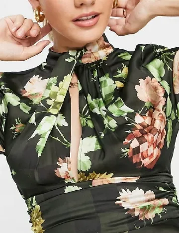 Rochie scurta ASOS, verde Verde