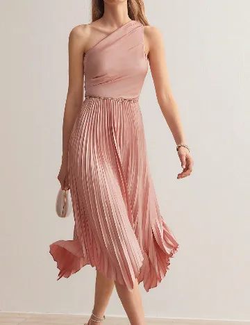 Rochie medie MOTF, roz