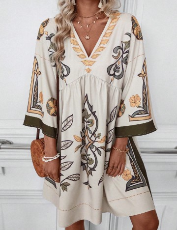 Rochie medie SHEIN, crem