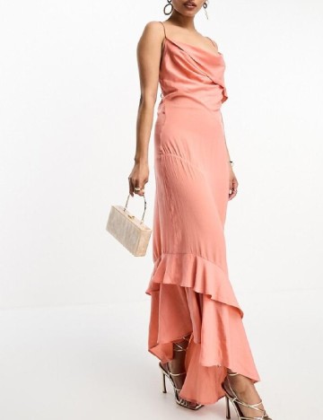 Rochie lunga ASOS, corai
