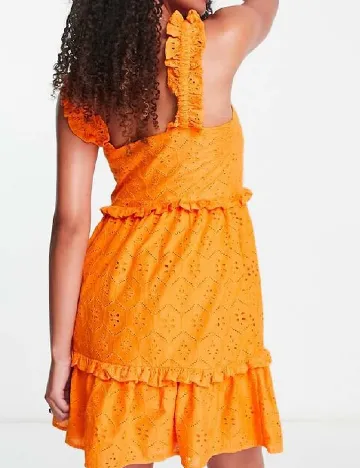 Rochie scurta Influence, portocaliu