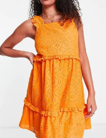 Rochie scurta Influence, portocaliu