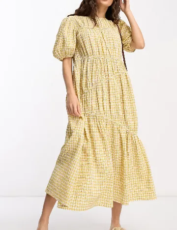 Rochie medie ASOS, galben Galben