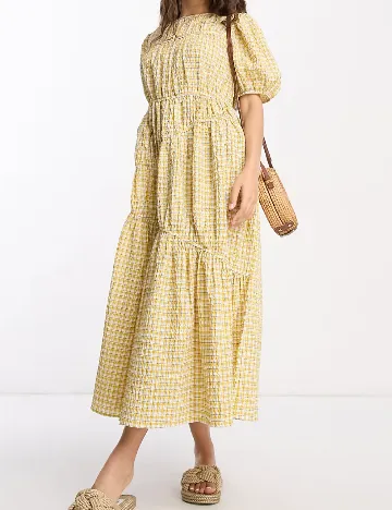 Rochie medie ASOS, galben Galben