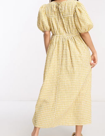 Rochie medie ASOS, galben