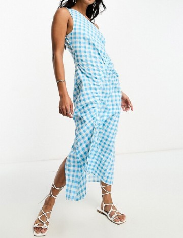 Rochie medie ASOS, albastru