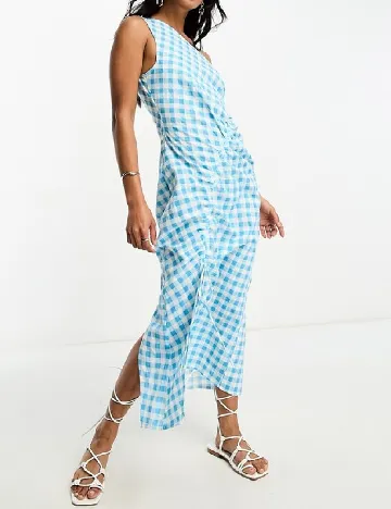 Rochie medie ASOS, albastru Albastru