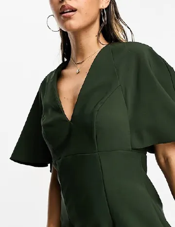 Rochie scurta ASOS, verde