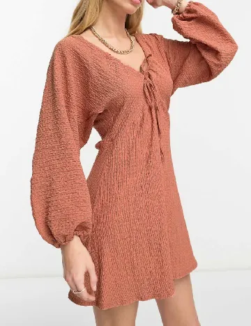 Rochie scurta ASOS, caramiziu Maro