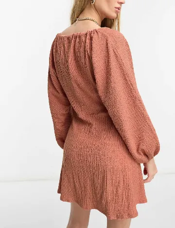 Rochie scurta ASOS, caramiziu Maro