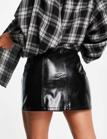 Fusta Top Shop, negru