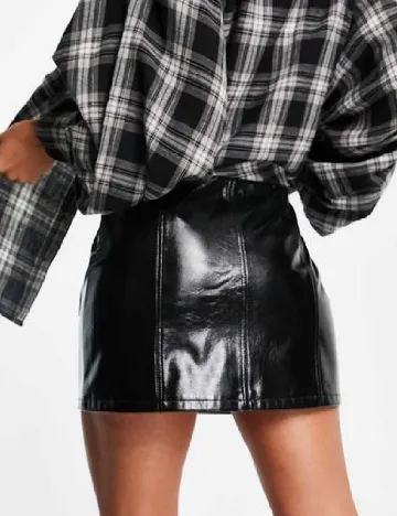 Fusta Top Shop, negru Negru