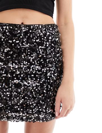 Fusta ASOS, negru
