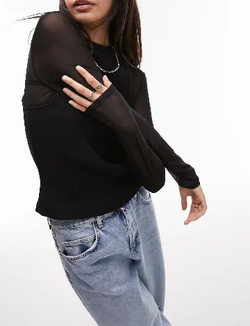 Bluza Top Shop, negru