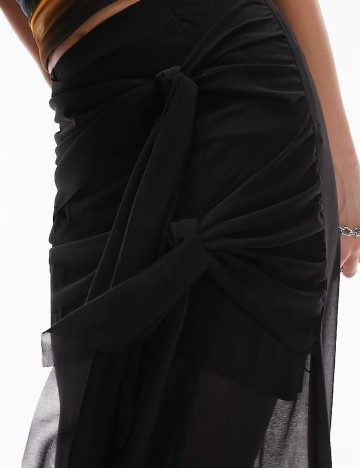 Fusta Top Shop, negru