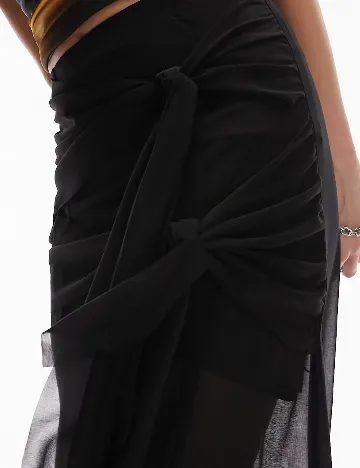 Fusta Top Shop, negru Negru