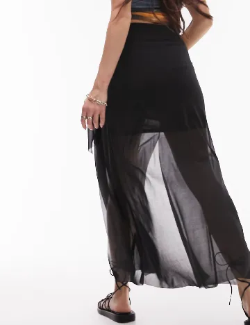 Fusta Top Shop, negru Negru