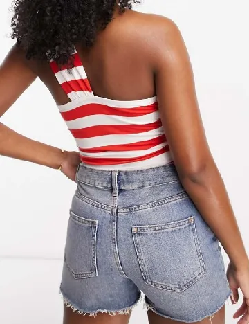 Top ASOS, roz/alb Alb