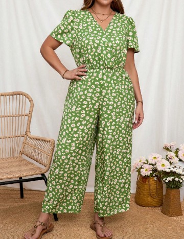 Salopeta SHEIN CURVE, verde