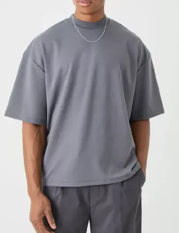 Tricou Oversize ASOS, gri