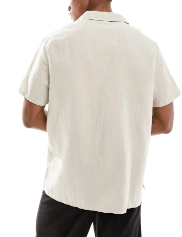 Camasa Asos Plus Size Men, bej