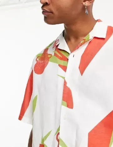 Camasa Oversize ASOS, alb