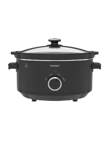 Slow cooker TOMADO, negru Negru