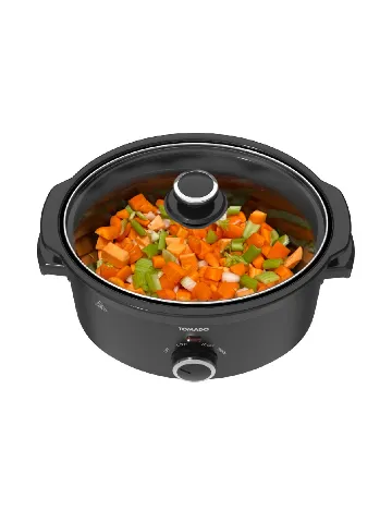 Slow cooker TOMADO, negru Negru