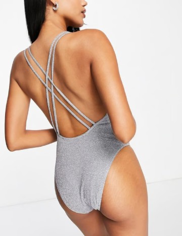Costum de baie ASOS, gri