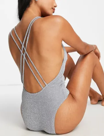 Costum de baie ASOS, gri