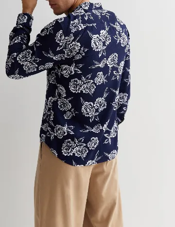 Camasa New look, bleumarin Albastru